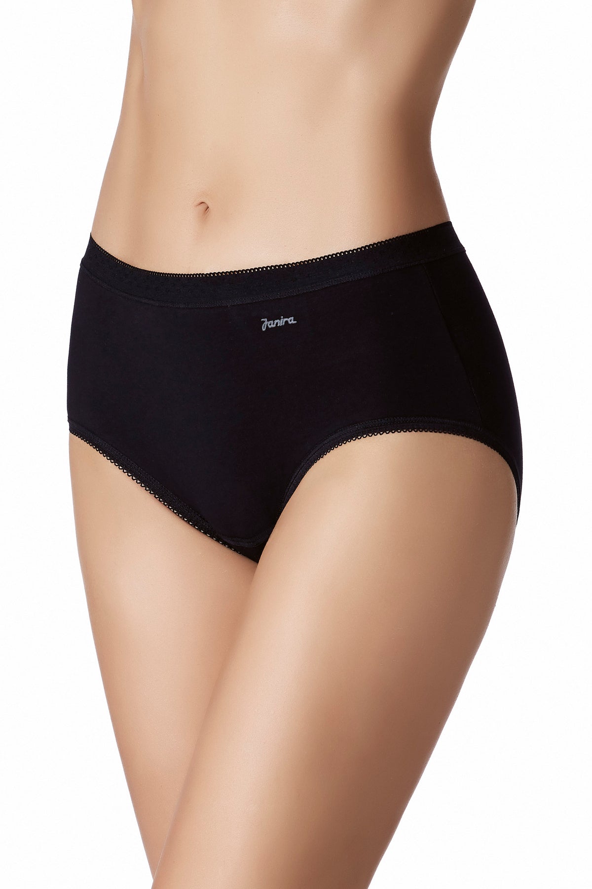 Janira Midi-N Esencial 2-Pack Brief - Black - source image 48825