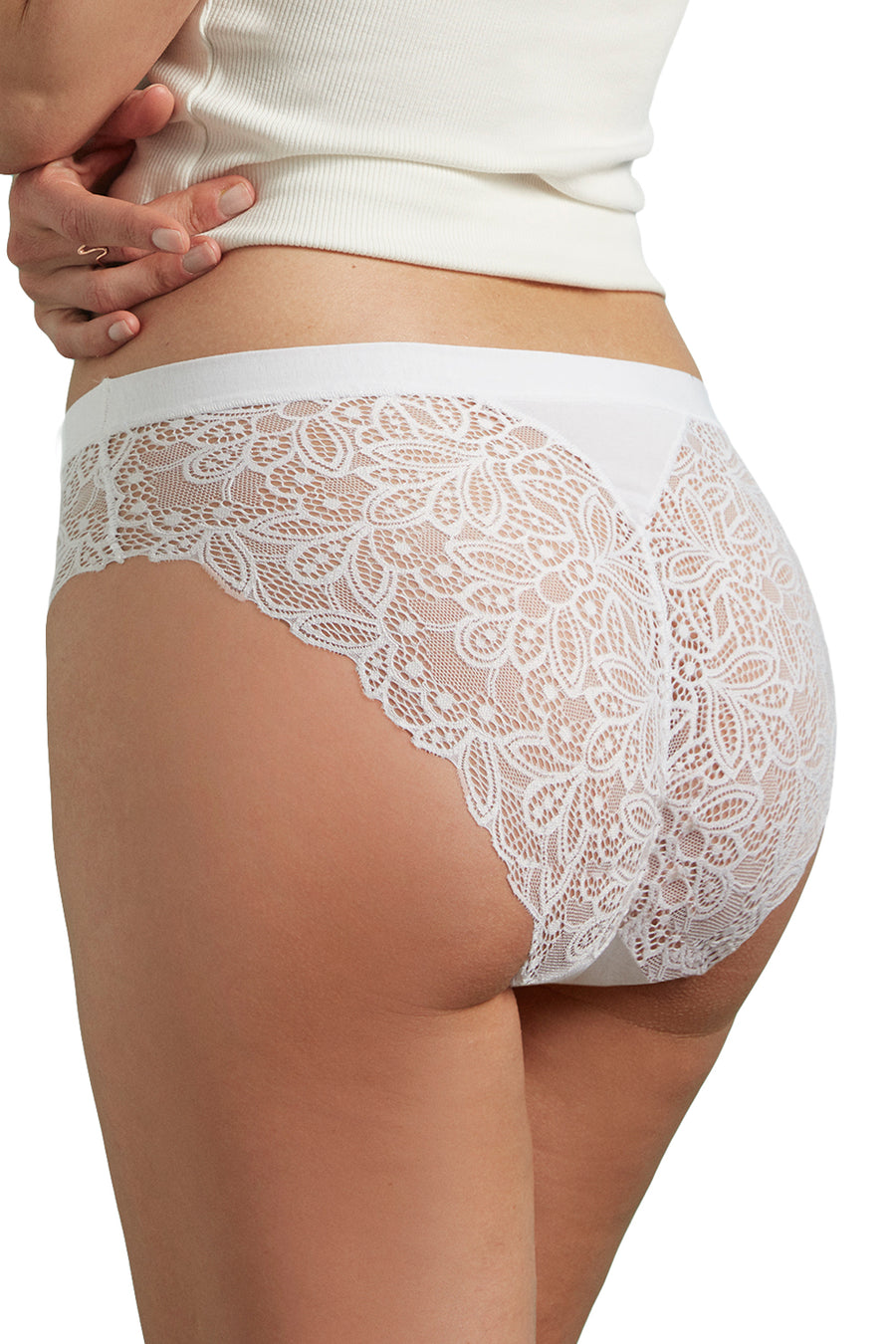 Janira Milano Belle-Cotton Panty - White - source image 52723