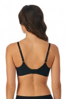 Le Mystere Sheer Illusion Wireless Bra - Black - source image 35351