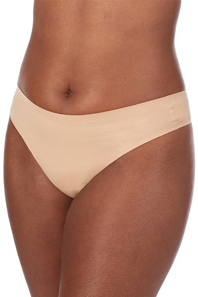 Le Mystere Smooth Shape Leak Resistant Thong - Natural - source image 66476