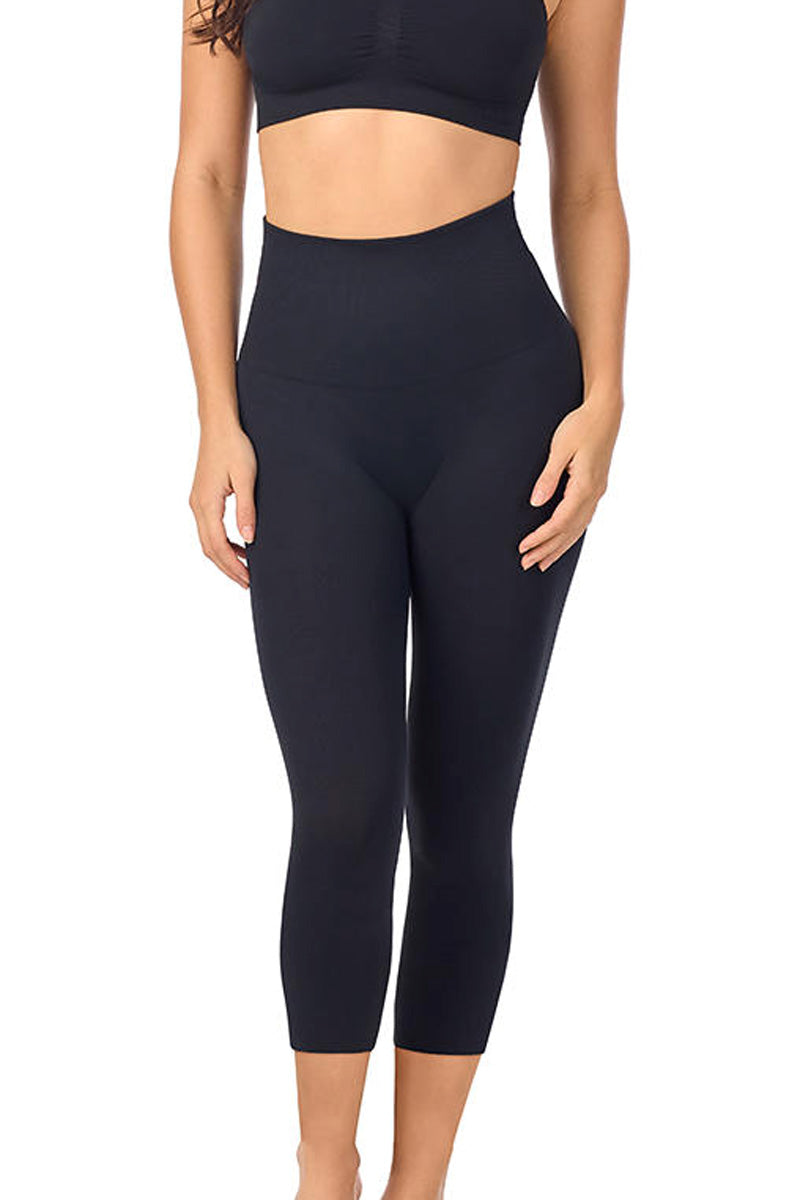 Le Mystere Smoothing 3/4 Leggings - Black - source image 71269
