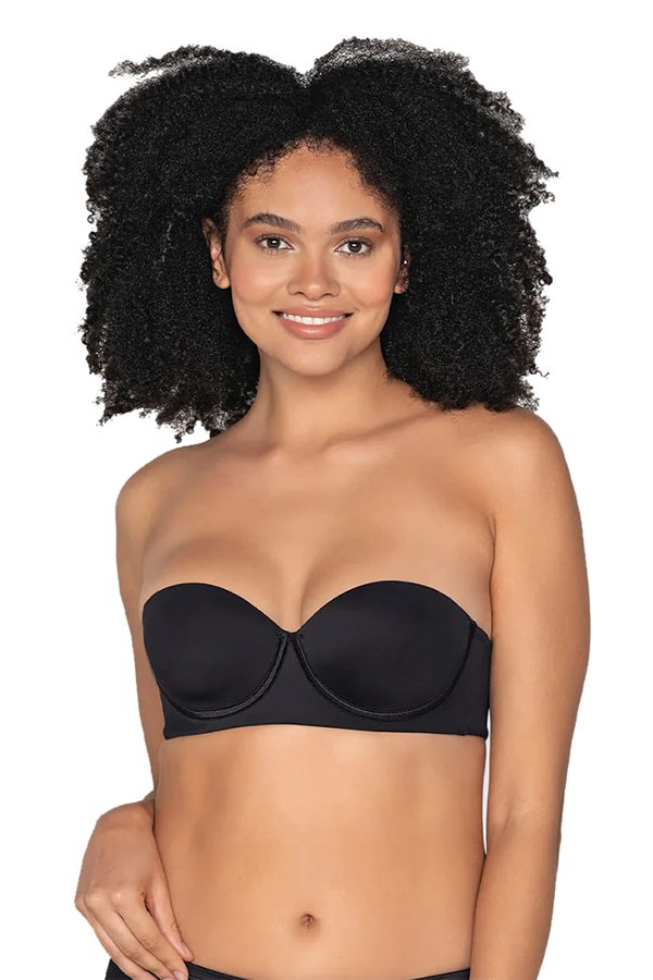 Leonisa Anti-Bulging Support and Control Strapless Push-Up Bra