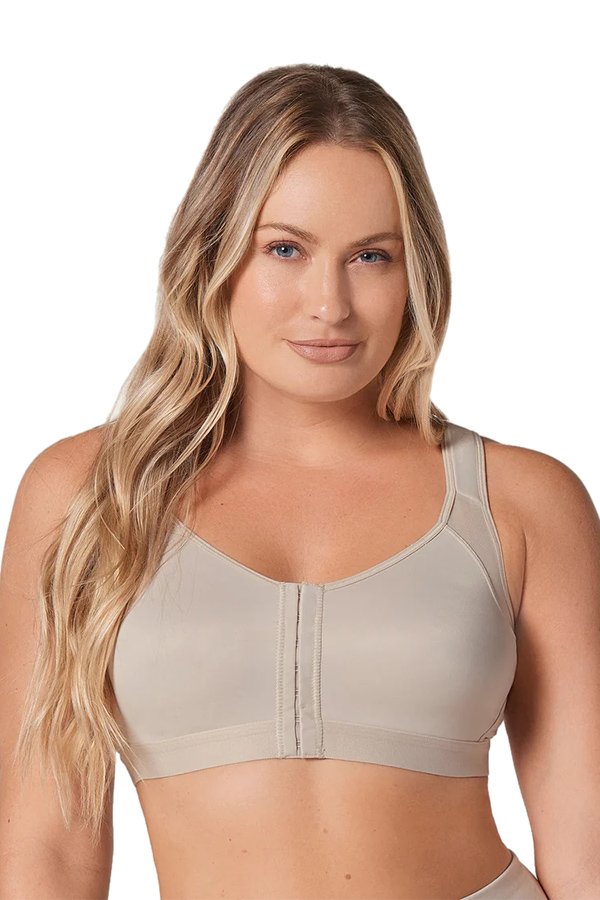 Leonisa Back Posture Support Bra - Light Brown - source image 65034