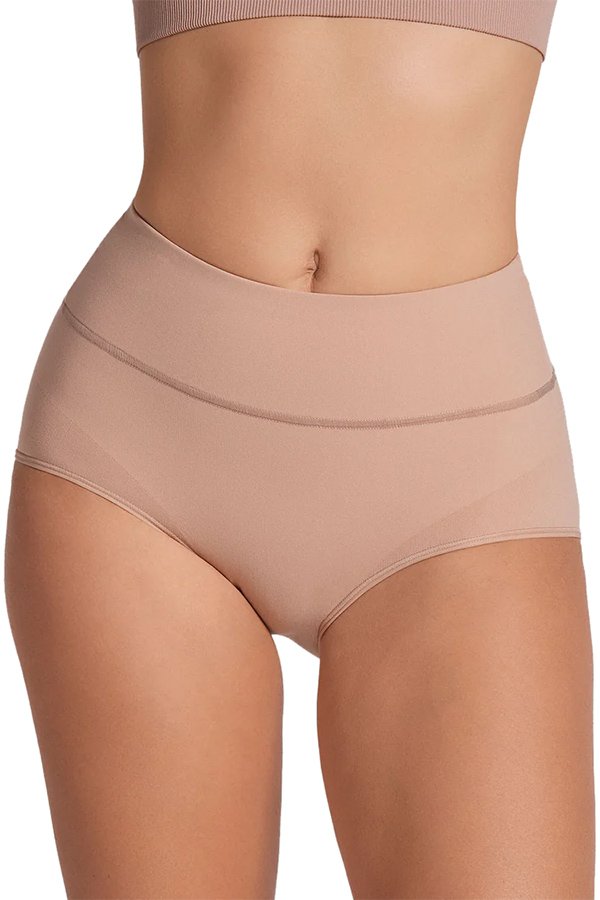 Leonisa Comfy Hi-Waist Control Panty - Beige - source image 9763