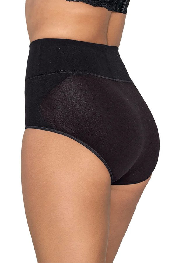 Leonisa Comfy Hi-Waist Control Panty - Black - source image 31579
