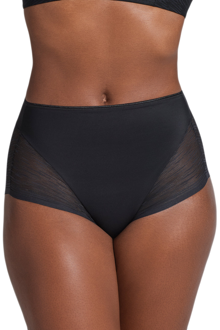 Leonisa High-Waisted Sheer Lace Shaper Panty