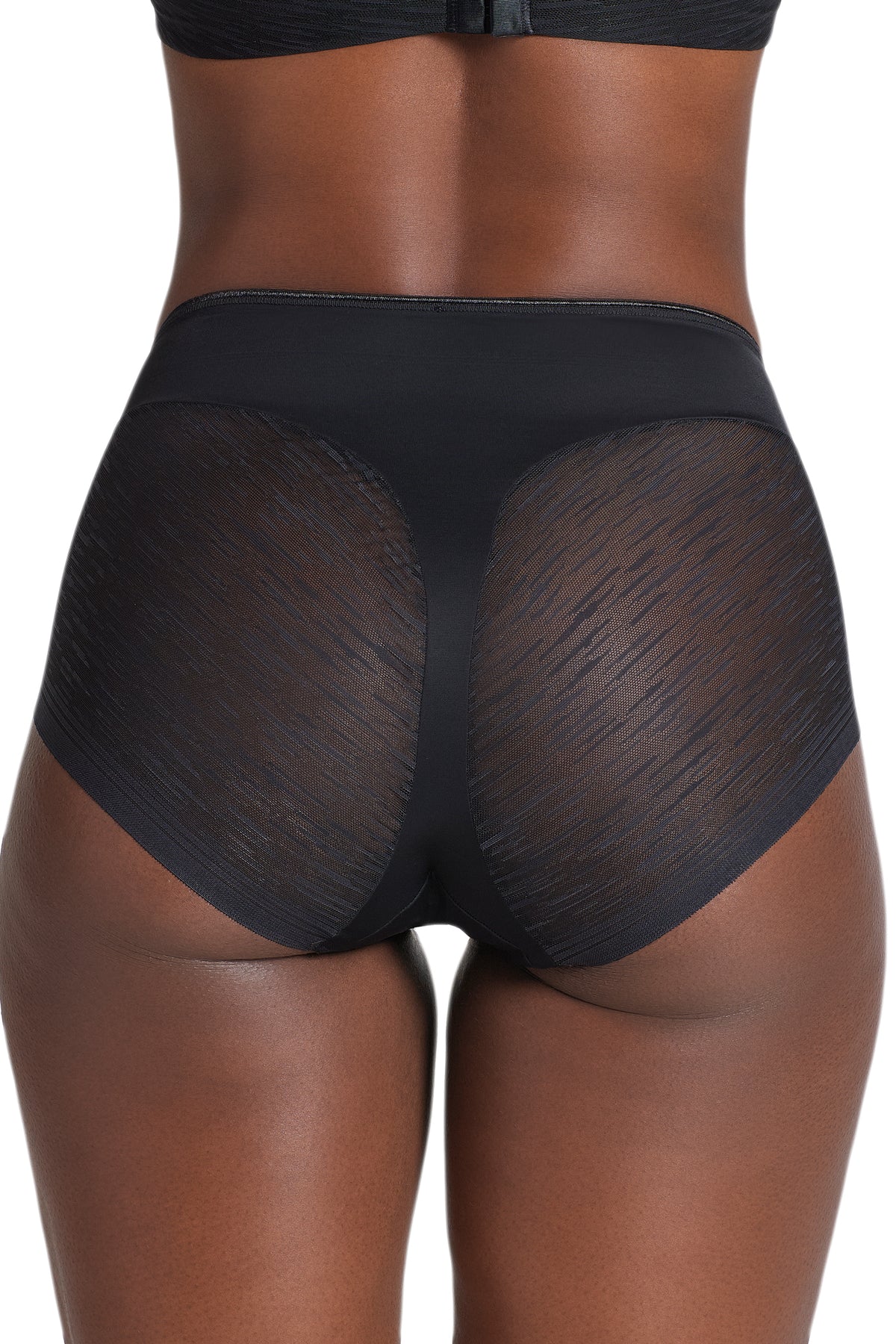 Leonisa High-Waisted Sheer Lace Shaper Panty