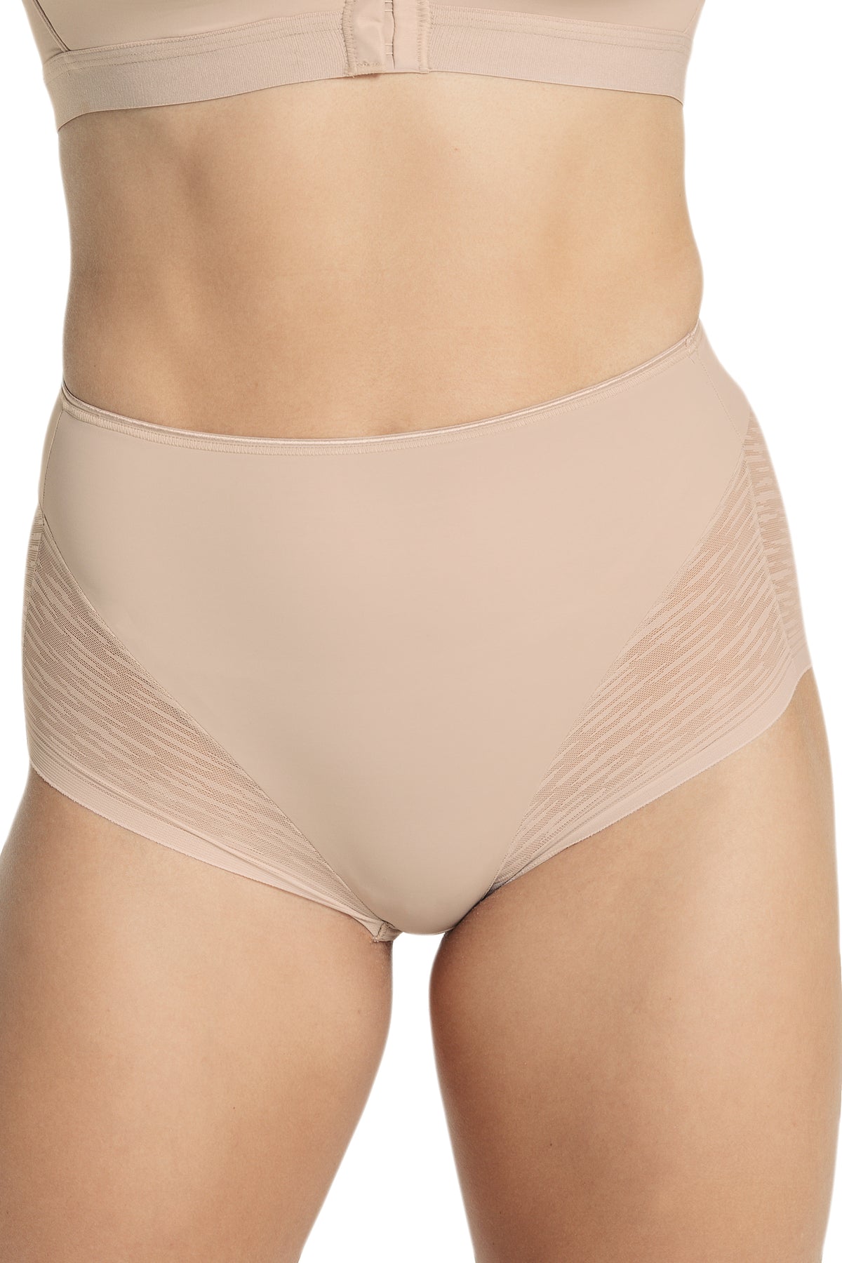 Leonisa High-Waisted Sheer Lace Shaper Panty