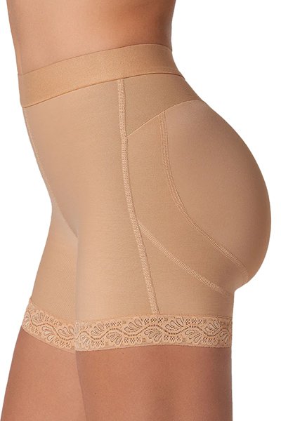 Leonisa Mid-Rise Sculpting Butt Lifter Shaper Short