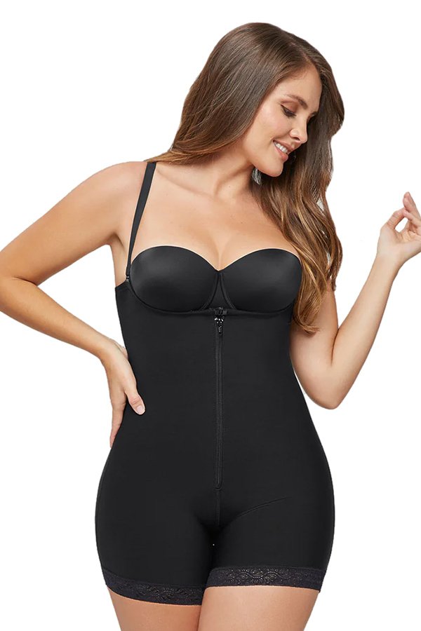 Leonisa Strapless Bodysuit Shaper Short with Booty Lifter