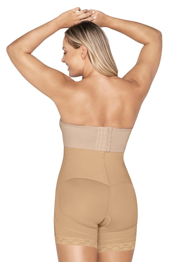 Leonisa Strapless Bodysuit Shaper Short with Booty Lifter