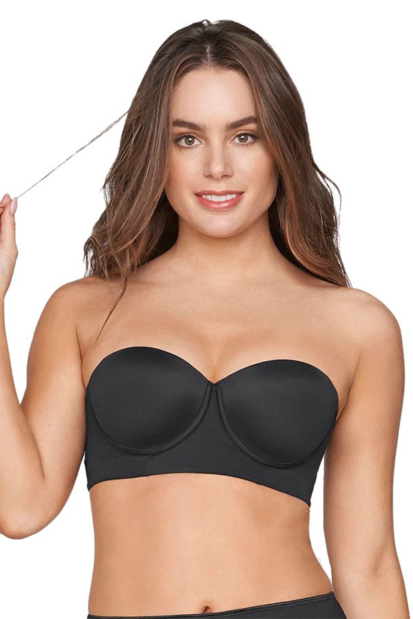 Leonisa Strapless Long Line Push-Up Bra
