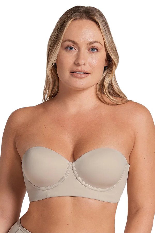 Leonisa Strapless Long Line Push-Up Bra