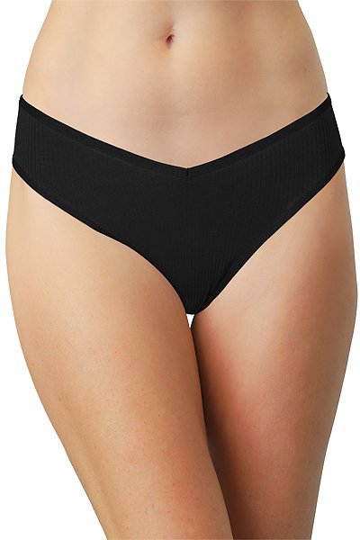 Love Libby Cotton Rib Bikini 3-Pack - Black/Heather Gray/Mahogany Rose - source image 56795