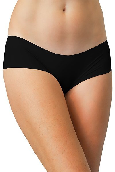 Love Libby Perfectly Smooth No Show Laser Cut Bikini - Black - source image 57997