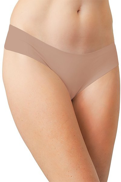 Love Libby Perfectly Smooth No Show Laser Cut Thong - Bark - source image 57994