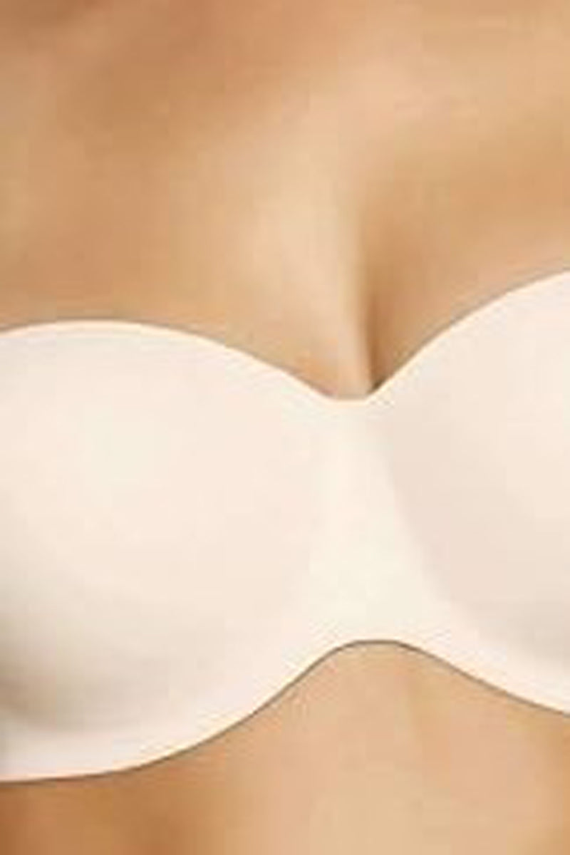Lunaire Bonded One Piece Strapless Bra 6202 Lunaire - Barely Nude - source image 72183