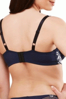 Lunaire Women's Plus-Size Limoges Underwire Bra - Navy - source image 72180