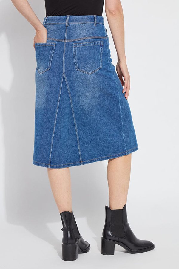 Lysse Bella Denim Skirt (28" Inseam)