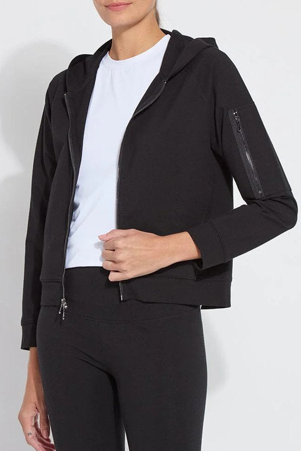 Lysse Cotton Zip Up Hoodie Sweatshirt