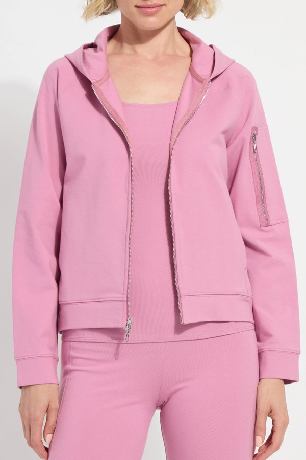 Lysse Cotton Zip Up Hoodie Sweatshirt
