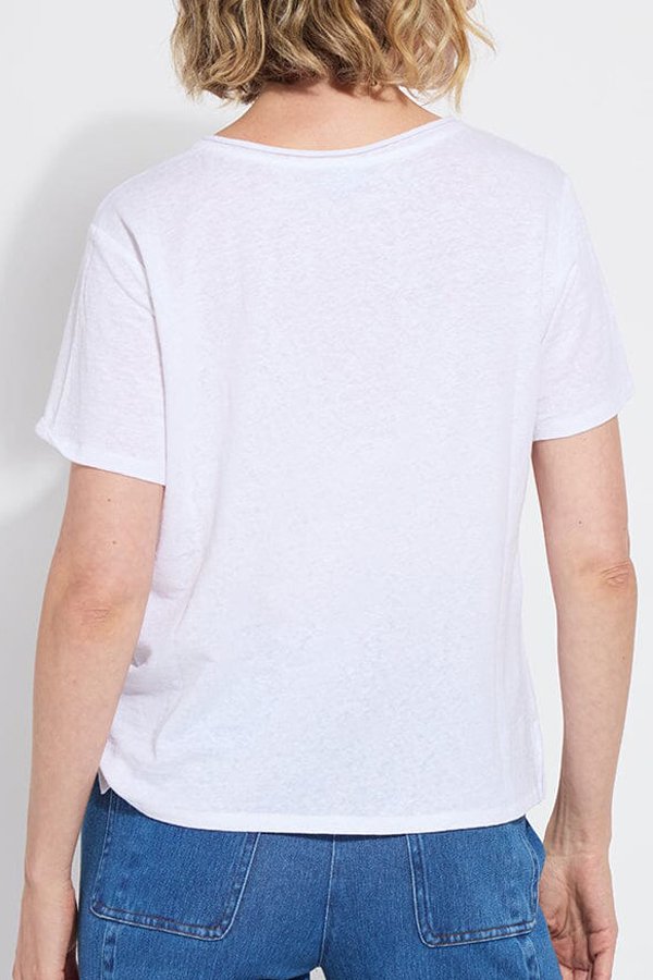 Lysse Cyrus Box-Cut V-Neck Tee