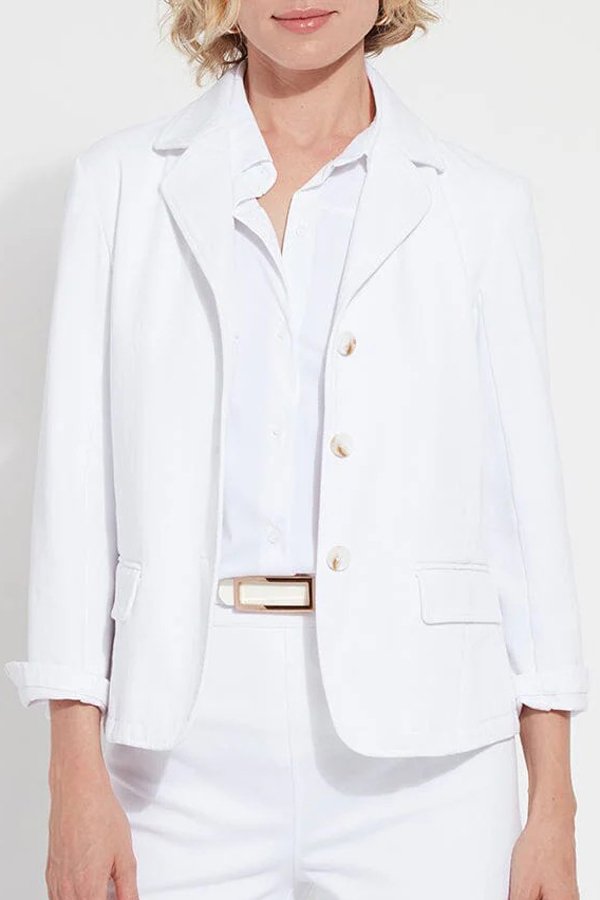Lysse Della Denim Cropped Blazer
