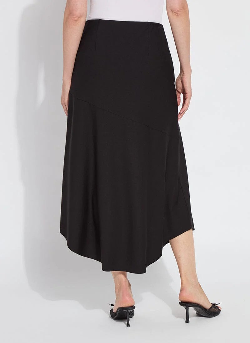 Lysse Drapey Ponte A-Line Midi Skirt