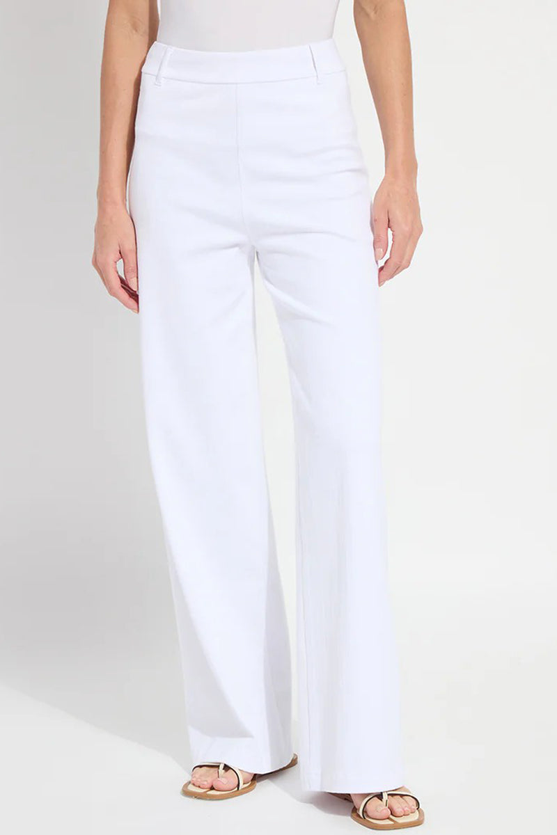 Lysse Erin Hi Waist Long Embroidered Denim Pant (32" Inseam)