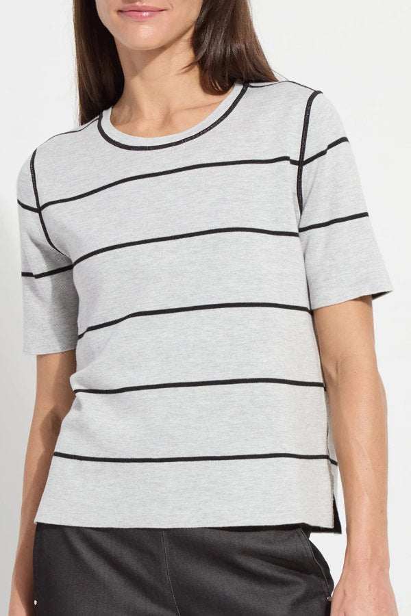 Lysse Odessa Reversible Knit Short Sleeve Tee