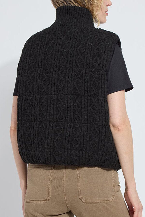 Lysse Prudence Reversible Puffer Sweater Vest Curvy