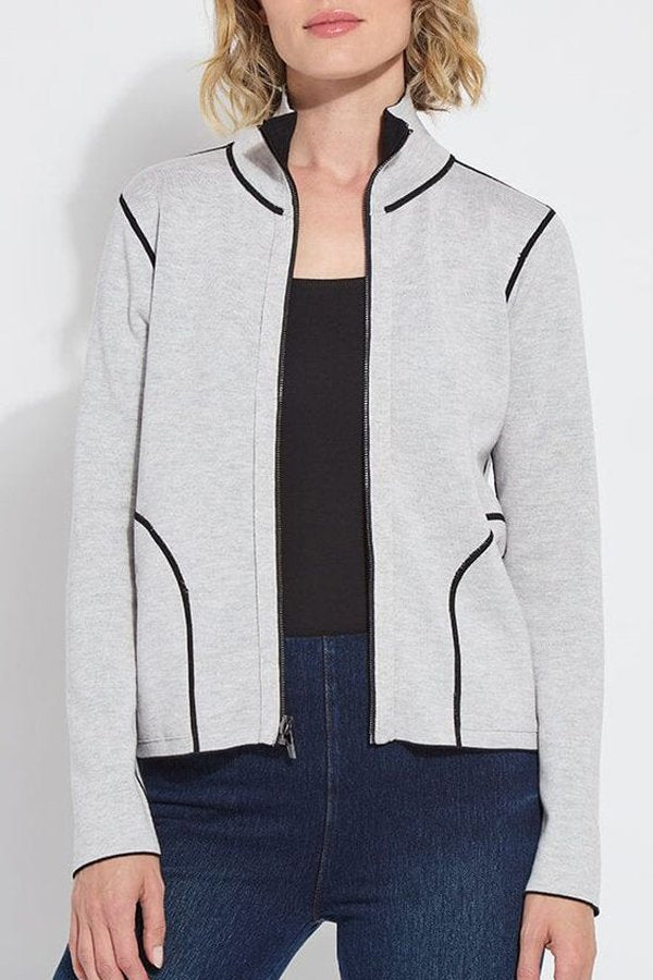 Lysse Reversible Cashmere Zip Up Cardigan