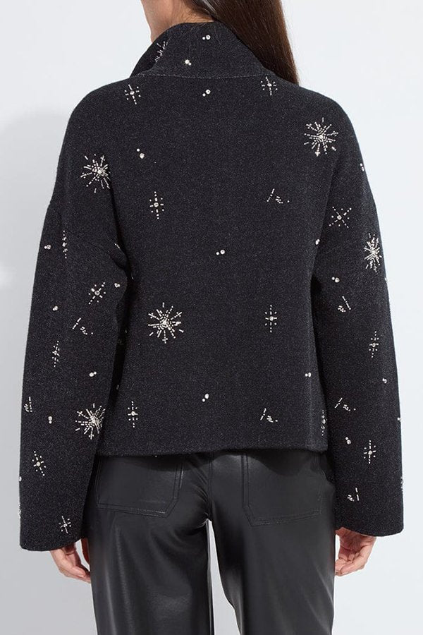Lysse Scottie Embellished Knit Jacket