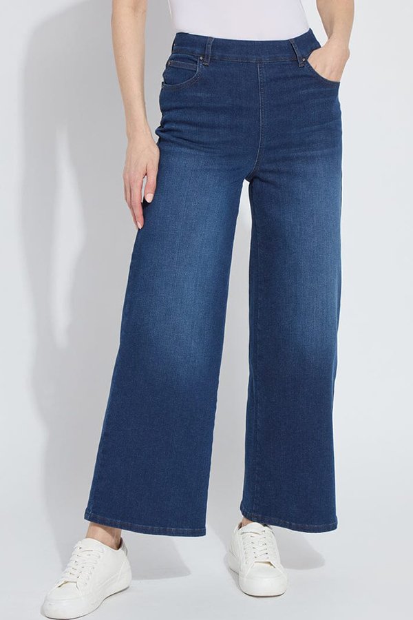 Lysse Sylvie Wide Leg Premium Denim (28" Inseam)