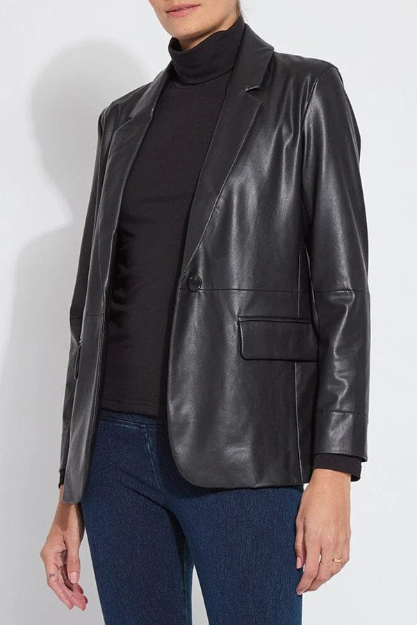 Lysse Versatile Vegan Leather Blazer