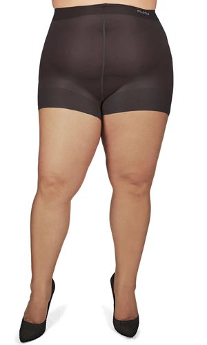 MeMoi Plus Size Curvy Ultra Sheer Control Top Pantyhose