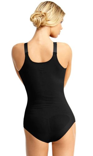 MeMoi Seamless Braless Bodysuit with Brief