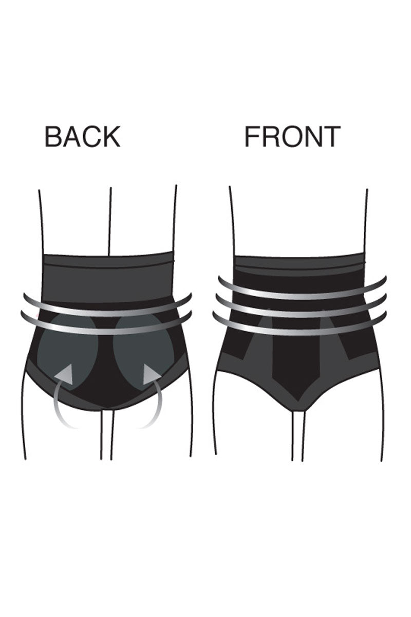 MeMoi SlimMe High-Cut Control Panty