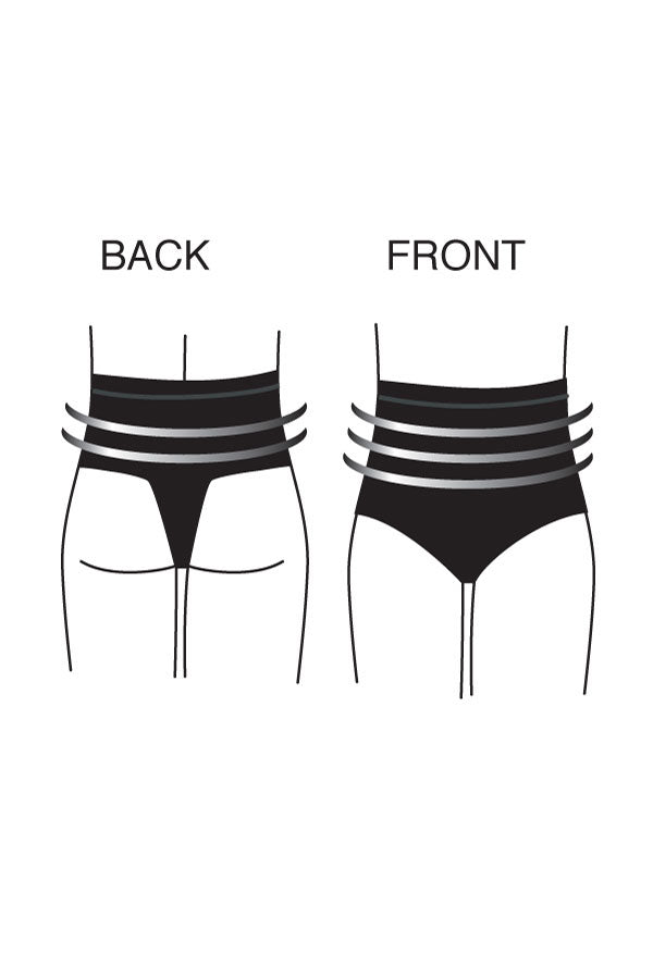 MeMoi SlimMe High Waisted Thong