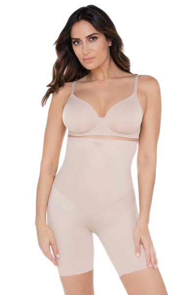 Miraclesuit Instant Tummy Tuck Hi-Waist Thigh Slimmer - Nude - source image 57900