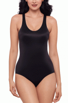 Miraclesuit Women's BackWrap Shaping Bodysuit - Black - source image 72873
