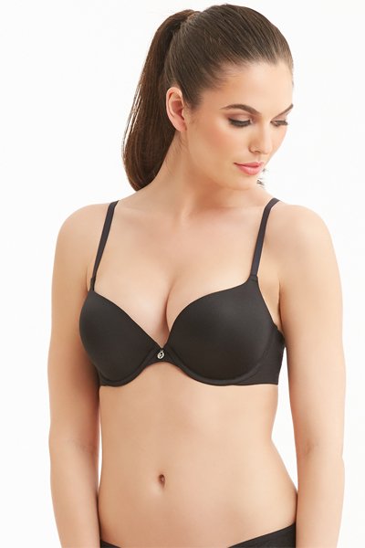 Montelle Allure Light Push-Up Bra - Black - source image 29902