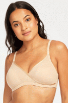 Montelle Essentials Wire Free Plus T-Shirt Bra - Sand - source image 73370