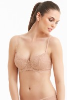 Montelle Flirt Demi Lace Bra - Nude - source image 29894