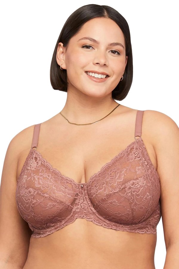 Montelle Muse Full Cup Lace Bra - Pecan - source image 55319
