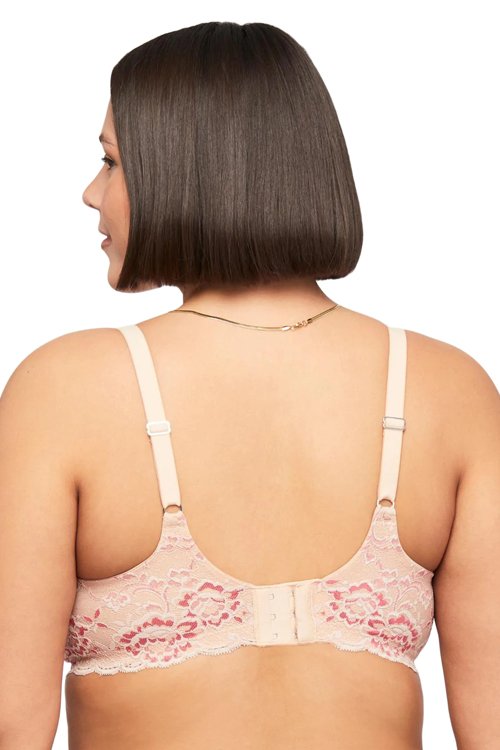 Montelle Muse Full Cup Lace Bra - Rose Dust/Raspberry - source image 55322