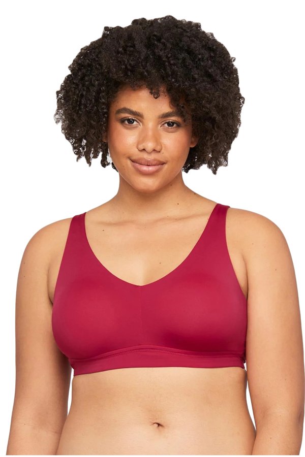 Montelle Mysa Supportive Smooth Bralette - Raspberry - source image 55313