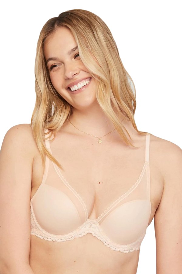 Montelle Mystique Mesh Bra - Champagne - source image 55331
