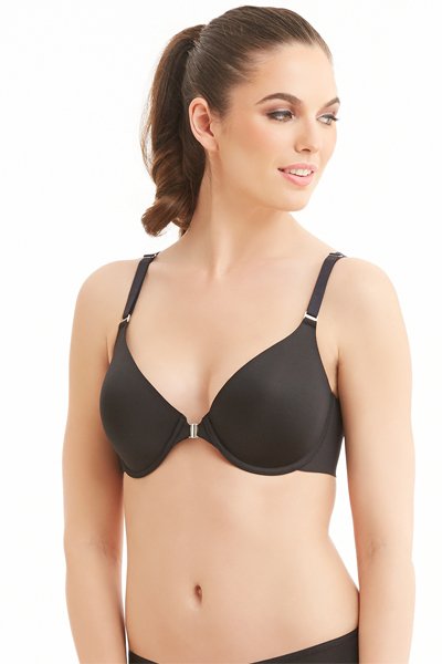 Montelle Pure Plus Ultimate Back Smoothing Bra - Black - source image 29921