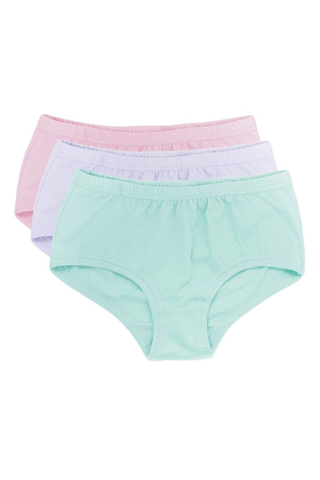 National Unpinchable Hipster Cotton Panties, 3-Pack - Seafoam/Pink/Lilac - source image 70654